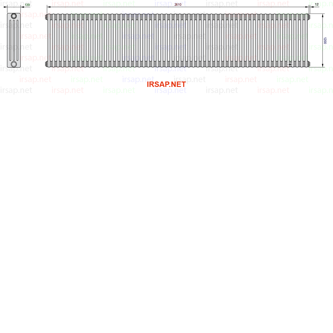 Радиатор IRSAP Tesi 41200/58 T14 CL 01